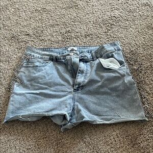 Forever 21 Light Blue Jean Shorts